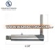 Hot sale heavy duty weld on gate latch/steel door safety latch