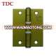 Modern design Brass plated ball bearing hinge for wooden door